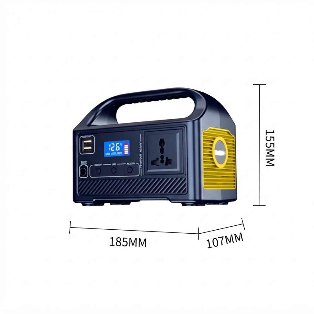 150W LiFePO4 Portable Solar Power Station 76.8Wh 3 Charging Ways AC/DC/Solar with 20W Foldable Solar Panel Kit Emergency Power Bank For Home Outdoor Camping