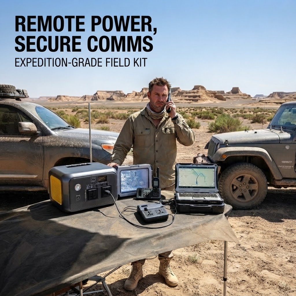 600W Portable Power Station 512Wh LiFePO4 Solar Generator with Dual AC Outlets, Wireless Charging & USB QC3.0 for Camping RV Emergency