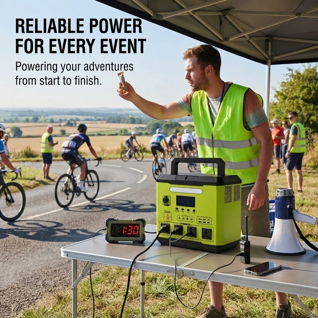 12.8V 86Ah Portable Solar Generator 1100W Pure Sine Wave 1100Wh Lithium Iron Phosphate Battery AC 110V/220V Home Backup Power Supply