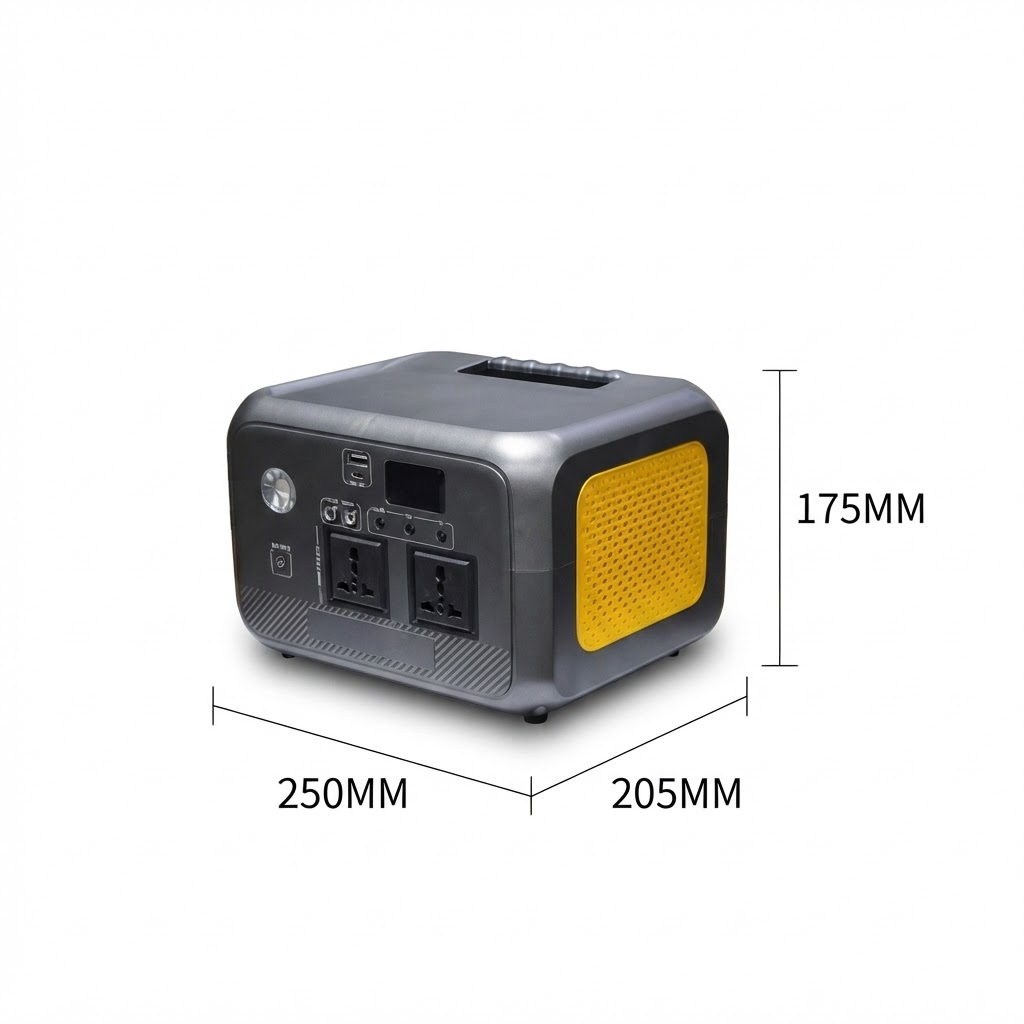 600W Portable Power Station 512Wh LiFePO4 Solar Generator with Dual AC Outlets, Wireless Charging & USB QC3.0 for Camping RV Emergency